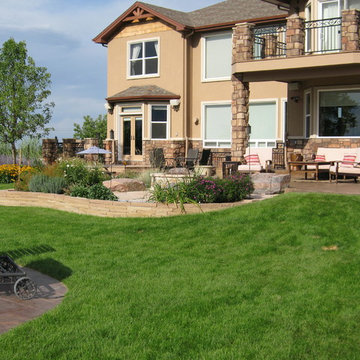 Flagstone Sitting Area - Photos & Ideas | Houzz