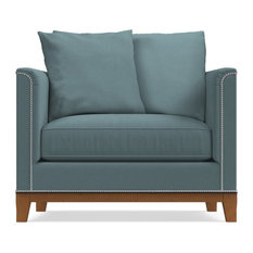 La Brea Studded Chair, Cloud Velvet