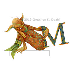 ART: Guardian Monster POSTER: Mendota Glimmrich is her name. - Wall Letters