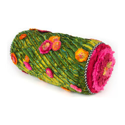 Moss Meadow Bolster | MacKenzie-Childs - Decorative Pillows