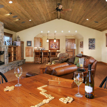 Inviting Rustic Family Room
