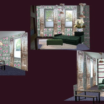 work in progress tiny flat redesgin for short let market