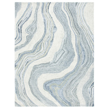 Safavieh Fifth Avenue Collection FTV121F Rug, Grey/Ivory, 10' X 14'