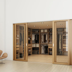 Sliding door walk in wardrobe - Armoires And Wardrobes