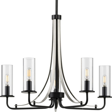 Riley Collection's 5-Light Black Chandelier