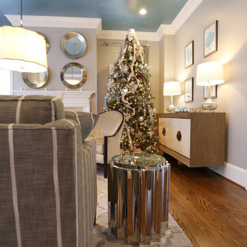 Holiday Charm Living and Dining Room