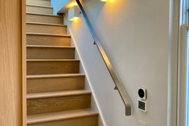 This is an example of a modern staircase in Kent.