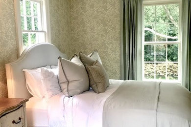 Example of a trendy bedroom design in Charlotte