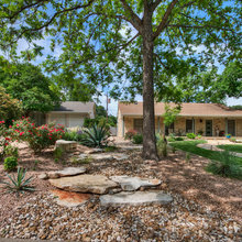 Left of Driveway Landscape - Dry Creekbed