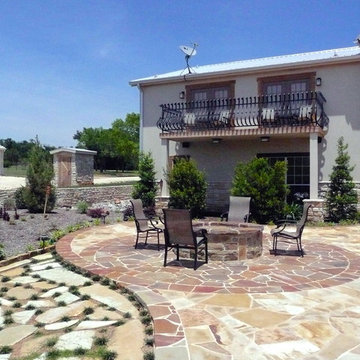 Bosque Ranch Patio with Fire Pit