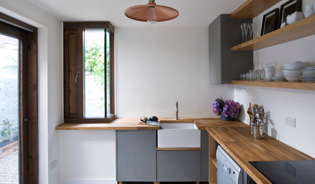 Kitchen of the Week: An Unconventional Grey and Oak Redesign in Dublin