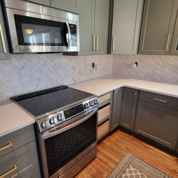 Herringbone Backsplash