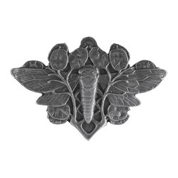 Inviting Home Inc. - Cicada Knobs, Antique-Style Pewter - Cabinet And Drawer Knobs