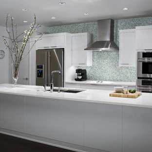 Recycled Glass Tile Backsplash Houzz