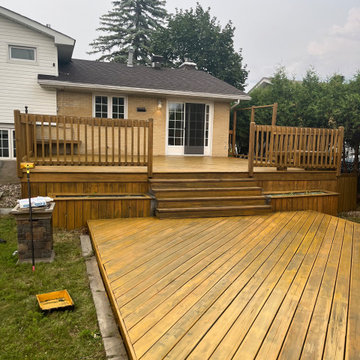 Big deck stained