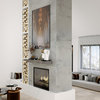 Solid Beam Fireplace Mantel Shelf, Ash Gray, 48"