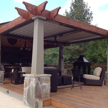 Louvered Roof Living Area