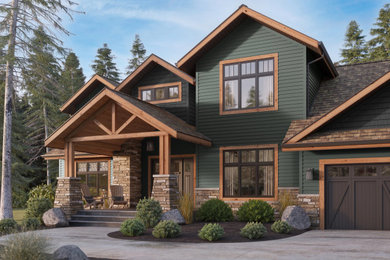 Example of a classic exterior home design in Indianapolis