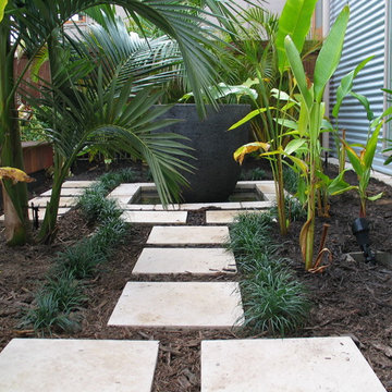 Cooroy Residence -  Clever way of hiding a water tank