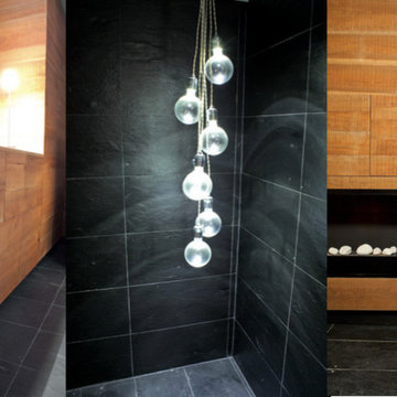 Sauna in basement