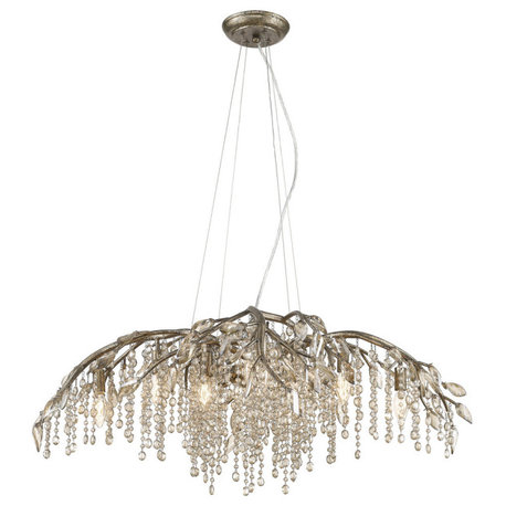 Autumn Twilight 12-Light Chandelier, Mystic Gold, Mystic Gold