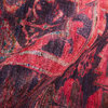 Weave & Wander Welch Oriental Machine Washable Pink/Blue Rug, 5'3"x7'6"