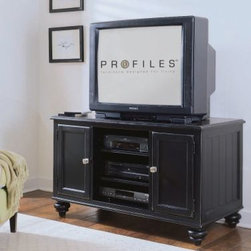 American Drew 919-585 48" Entertainment Center- RTA Feet Camden - Black - Entertainment Centers And Tv Stands