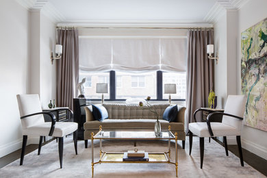 Elegant living room photo in New York