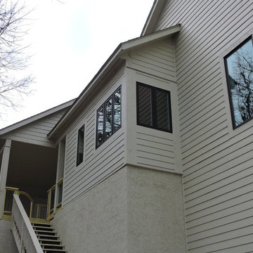 Exterior of office nook extension