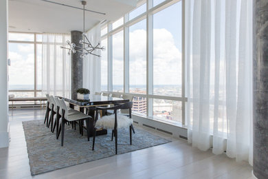 Dining room photo in Boston
