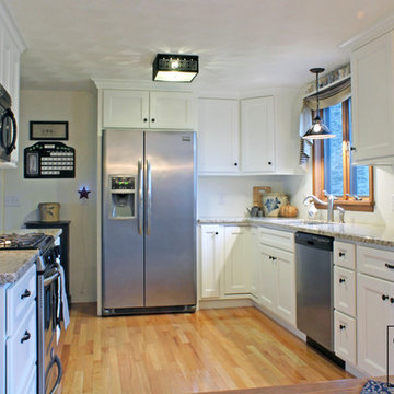 Transitional White Maple Overlay Kitchen