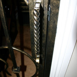 Forge Iron Designs Wine Cellar Door Gate - Interior Doors