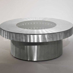 Infinity Aluminum Tunnel Cocktail Table - Furniture