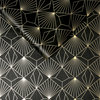 Diamond Wallpaper, Black/Gold, 20x396