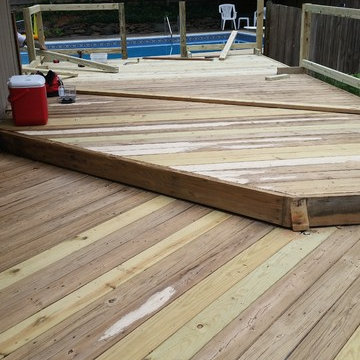 Deck renovation and addition