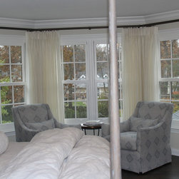 Triple pinch pleat Drapery Panels - Window Treatments