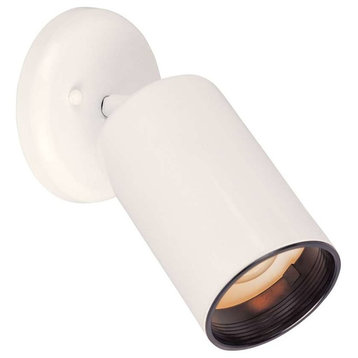 Maxim Lighting 1-Light Can Wall/Flush Mount White - 92010WT