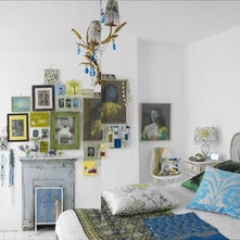 Eclectic  Interesting Wall design