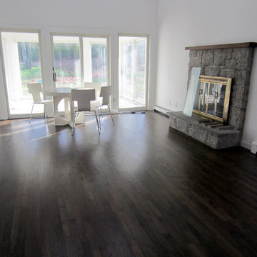 SAG HARBOR - HOME REMODEL! JACOBEAN/EBONY STAIN + BONA MEGA