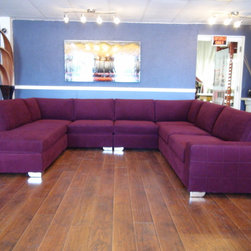 Custom Sectional Sof - Designer Fabric - Products