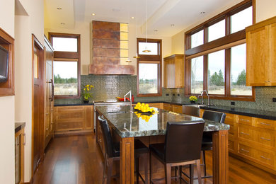 Inspiration for a contemporary kitchen remodel in Other