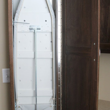 Laundry Room with Ironing Board Cabinet