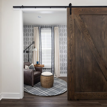 Graphic Wallpaper Petite Home Office
