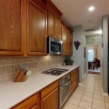 Pine Wood Cabinets For Kitchen Remodel in Santa Ana, CA