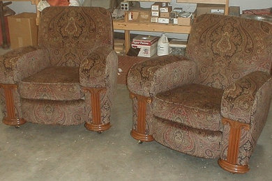 Example of a 1950s family room design