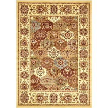 Traditional Odyssey 8' Round Neutral Area Rug