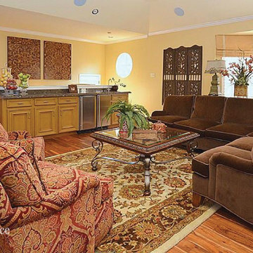 Houston Traditional Game Room: Greta Hall - Designer