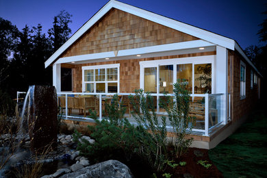 Inspiration for a timeless exterior home remodel in Seattle