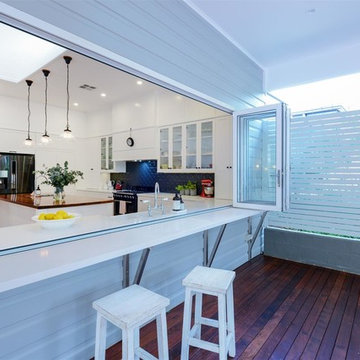 Open Plan | Kitchen, Dining + Living