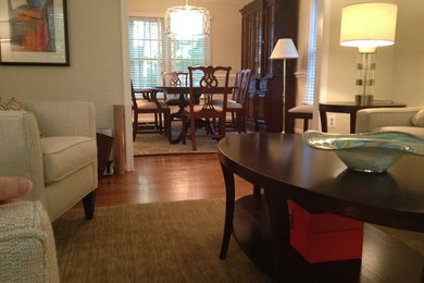 Inspiration for a transitional living room remodel in Charleston